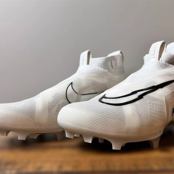 Men’s Nike Alpha Menace Elite 3 Football Cleats Sz 8 Platinum White CT66… - Picture 11 of 12